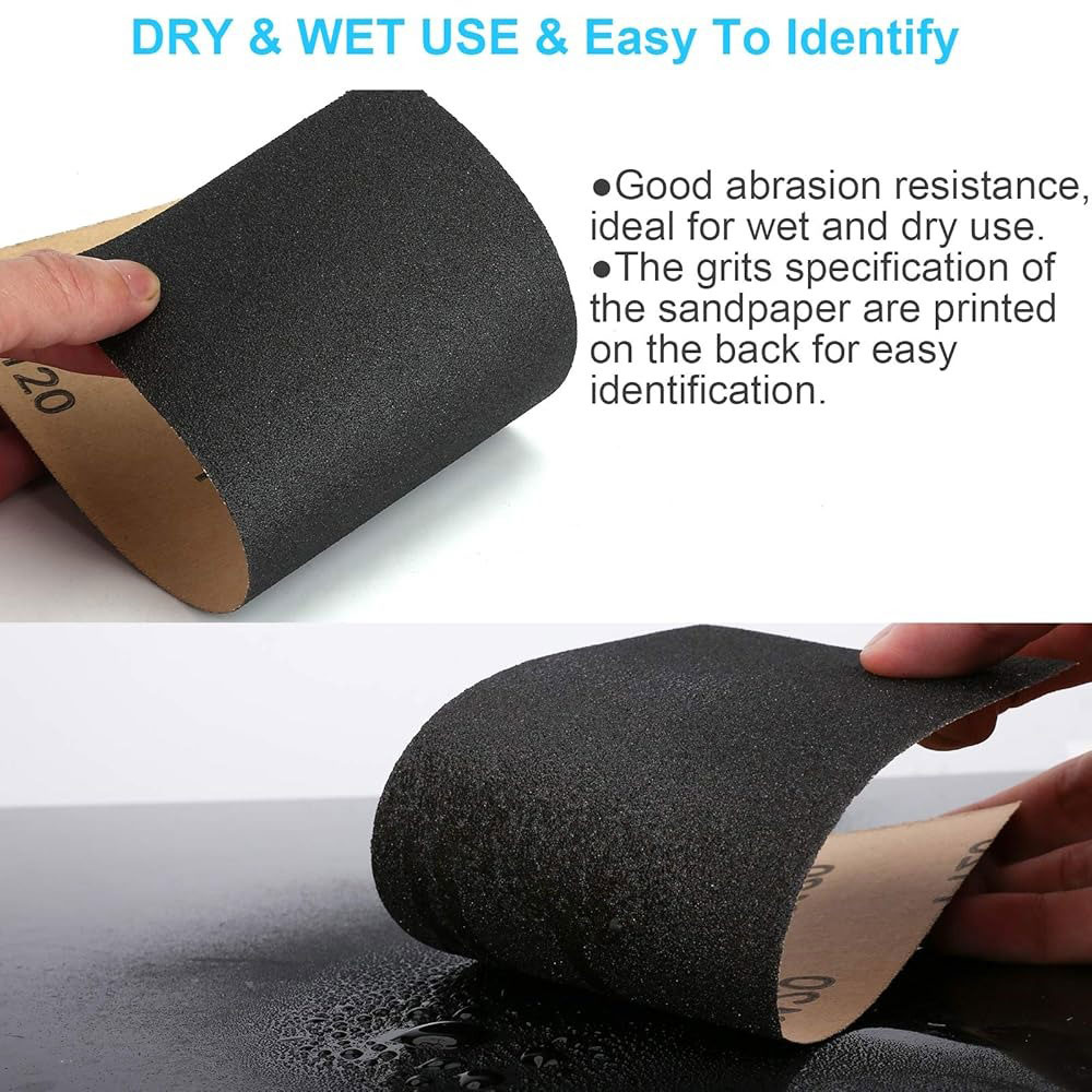 BAISDY Kertas Amplas Sandpaper Carbide Set Grit Wet Dry 75x140mm - CW80 Gambar produk BAISDY Kertas Amplas Sandpaper Carbide Set Grit Wet Dry 75x140mm - CW80