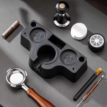 Gambar produk PUSEE Wadah Alat Kopi Portafilter Tamper Mat Storage Adjustable - BB-350