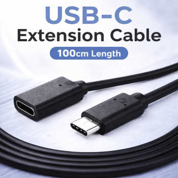 Gambar produk SOONHUA Kabel Ekstension USB Type C Male ke USB Type C Female 100cm - 8196