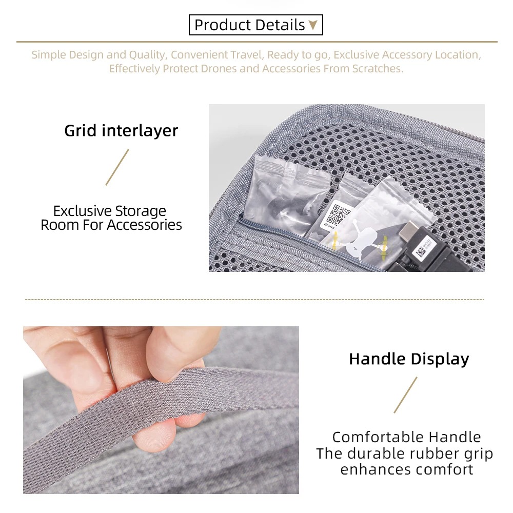 GiNiffe Tas Drone Hard Shell Protective Storage Bag DJI Mini 5 Pro - Z40 Gambar produk GiNiffe Tas Drone Hard Shell Protective Storage Bag DJI Mini 5 Pro - Z40