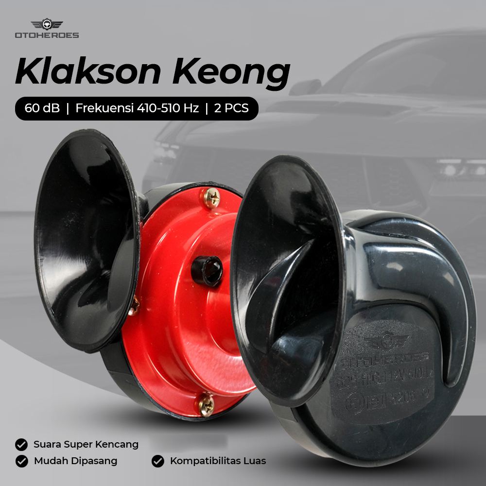 Gambar produk OTOHEROES Type R Klakson Keong Mobil Air Horn 12V 60dB 2 PCS - 60B