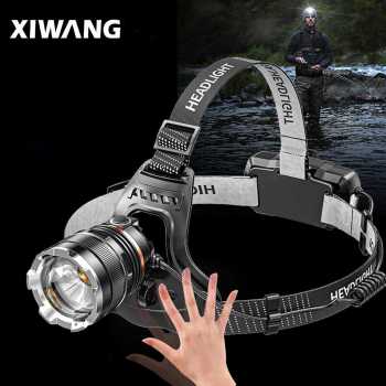 XIWANG Senter Kepala Headlamp LED XHP50 Rechargeable IPX4 20W - HP35