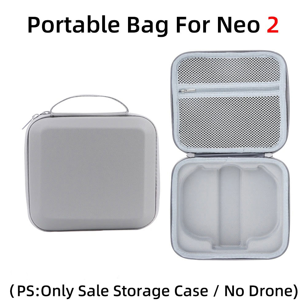 UAVA Tas Drone Waterproof PU Leather Storage Bag for DJI NEO 2 - UVN-220 Gambar produk UAVA Tas Drone Waterproof PU Leather Storage Bag for DJI NEO 2 - UVN-220