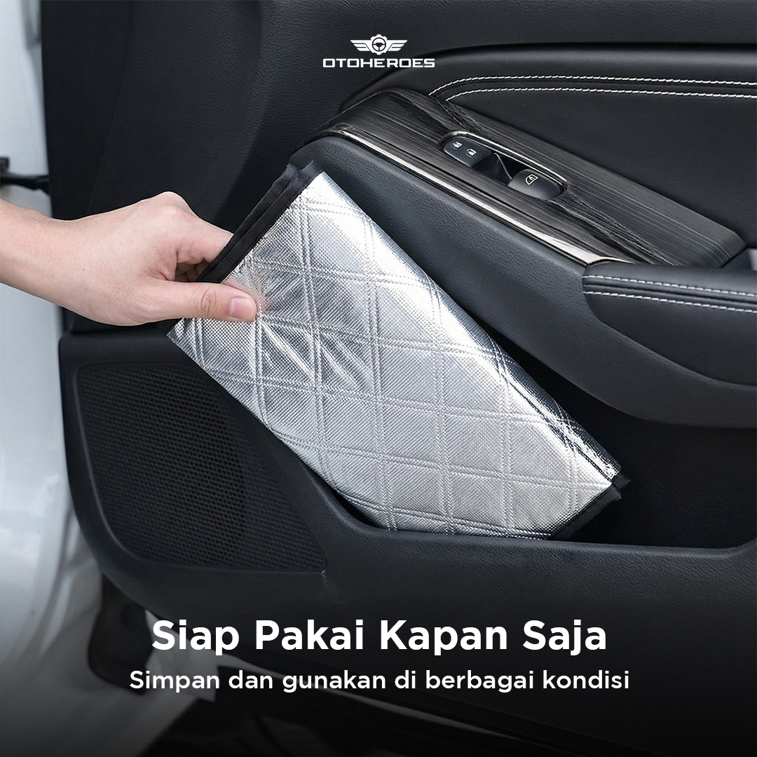 OTOHEROES Mayitr Pelindung Kaca Depan Mobil Anti UV Car Sun Shade 180x100cm - GS-004 Gambar produk OTOHEROES Mayitr Pelindung Kaca Depan Mobil Anti UV Car Sun Shade 180x100cm - GS-004
