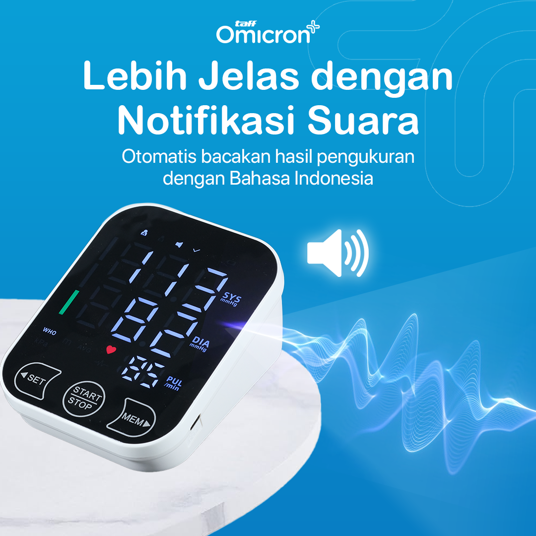 JBKOM Tensimeter Digital Pengukur Tekanan Darah Dual Power Bahasa Indonesia - BK-803 Gambar produk JBKOM Tensimeter Digital Pengukur Tekanan Darah Dual Power Bahasa Indonesia - BK-803