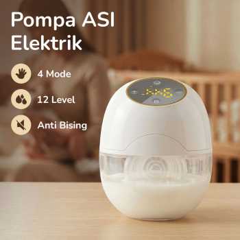 SUCHAN Pompa ASI Bayi Elektrik Wearable Breast Milk Pump 180ml - F1
