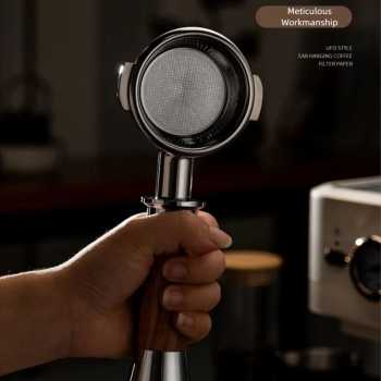 Gambar produk KNODOS Bottomless Naked Portafilter Detachable Stainless Steel 51mm - NP55