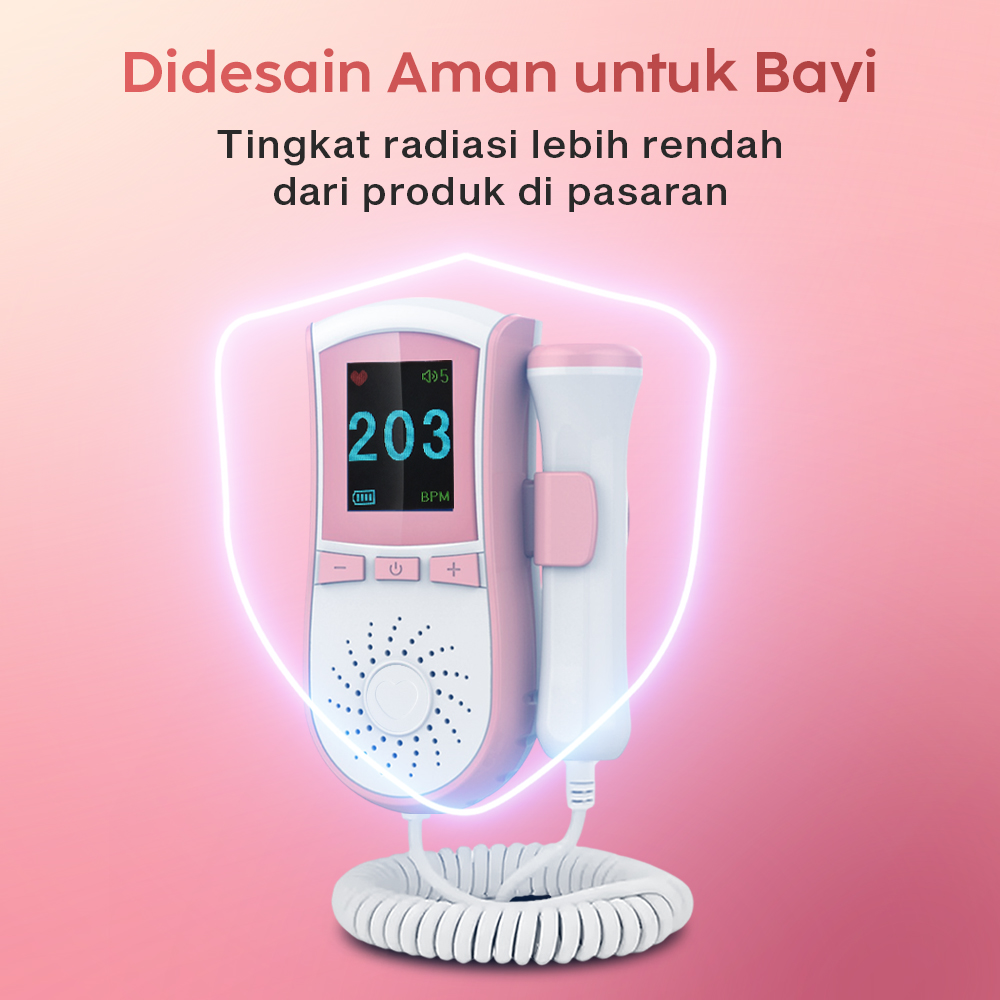 Youwen Alat Deteksi Jantung Janin Fetal Doppler Heart Rate Monitor - JSL-T503 Gambar produk Youwen Alat Deteksi Jantung Janin Fetal Doppler Heart Rate Monitor - JSL-T503