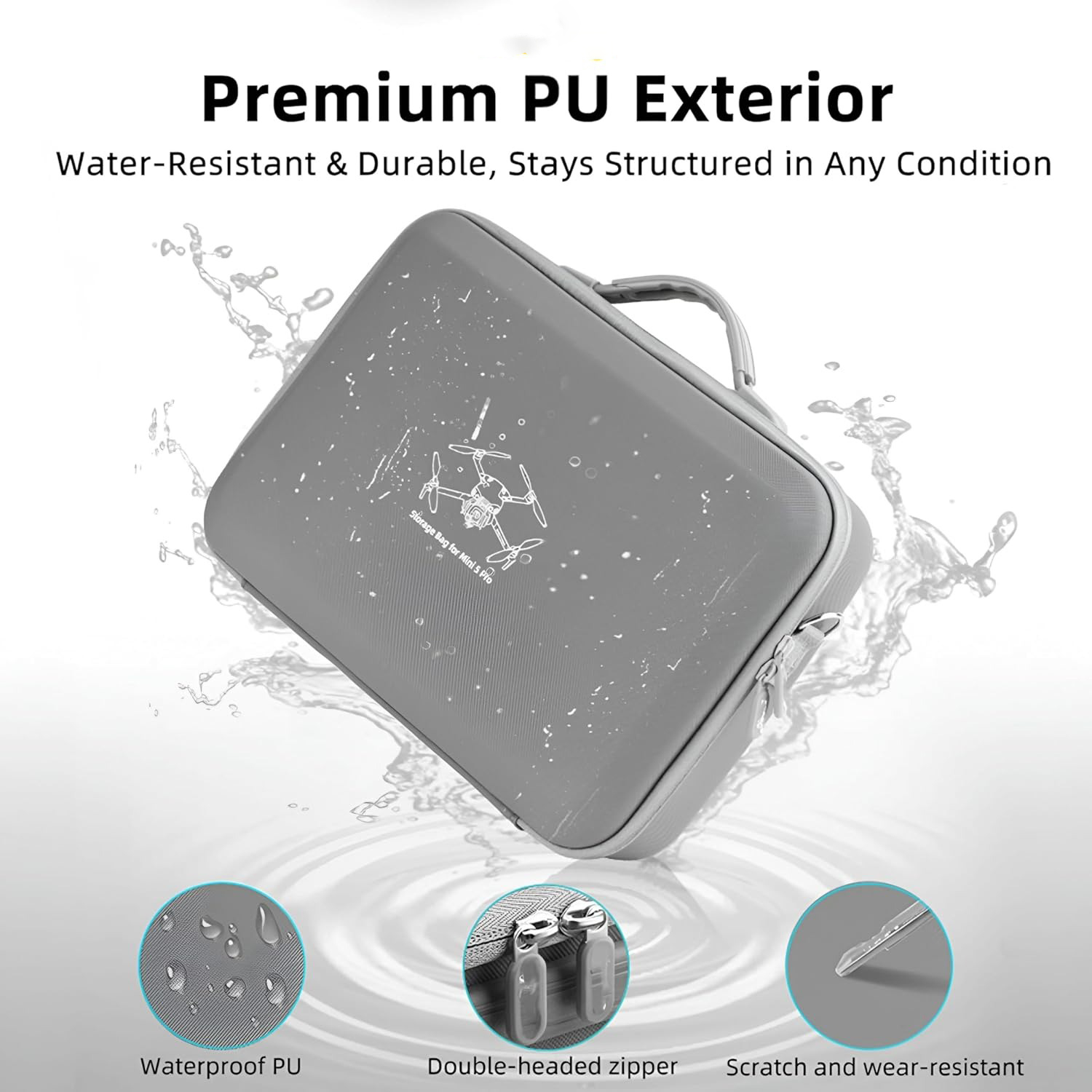 GiNiffe Tas Drone Hard Shell Protective Storage Bag DJI Mini 5 Pro - Z60 Gambar produk GiNiffe Tas Drone Hard Shell Protective Storage Bag DJI Mini 5 Pro - Z60