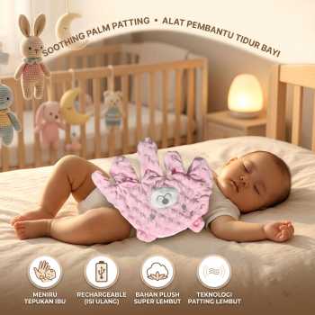 Toddi Alat Pembantu Tidur Bayi Soothing Palm Patting Rechargeable - FM-RB