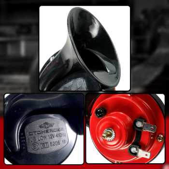 Gambar produk OTOHEROES Type R Klakson Keong Mobil Air Horn 12V 60dB 2 PCS - 60B