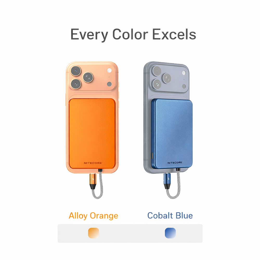 Gambar produk NITECORE Power Bank Magnetic PD QC IPX7 Fast Charging 22.5W 5000mAh - POCKET 5