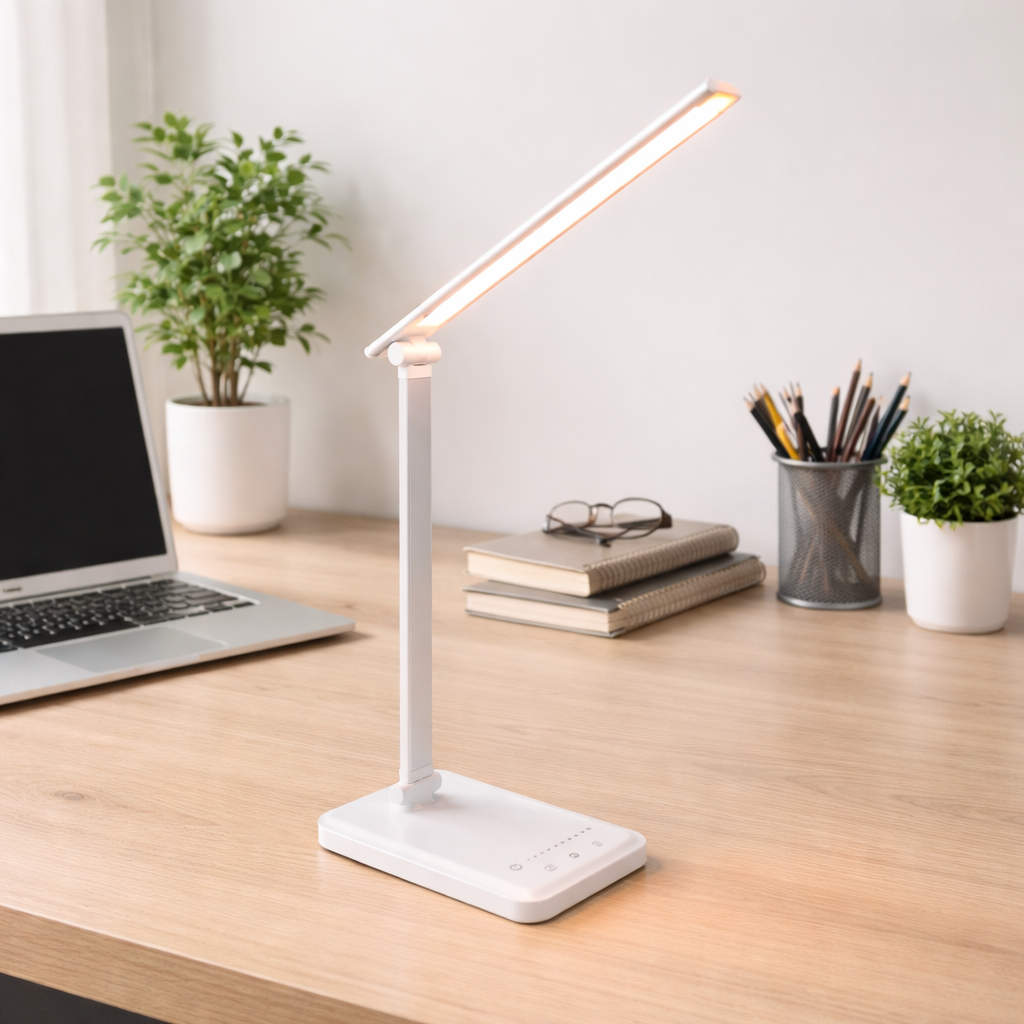 NEWSTYLE Lampu Meja Belajar LED Desk Lamp USB Rechargeable 8W 3 Color - PH376 Gambar produk NEWSTYLE Lampu Meja Belajar LED Desk Lamp USB Rechargeable 8W 3 Color - PH376