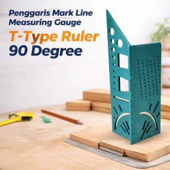 DIDIHOU Penggaris Mark Line Measuring Gauge T-Type Ruler 90 Degree - M15