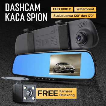 Dashcam Mobil Spion Depan Belakang Dual Camera 4.3Inch Display 1080p - EA880-S