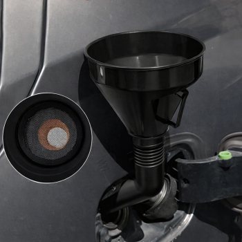 Gambar produk WANXIA Corong Oli Bensin Minyak Motor Mobil Siku Elbow Funnel 13.5cm - W18