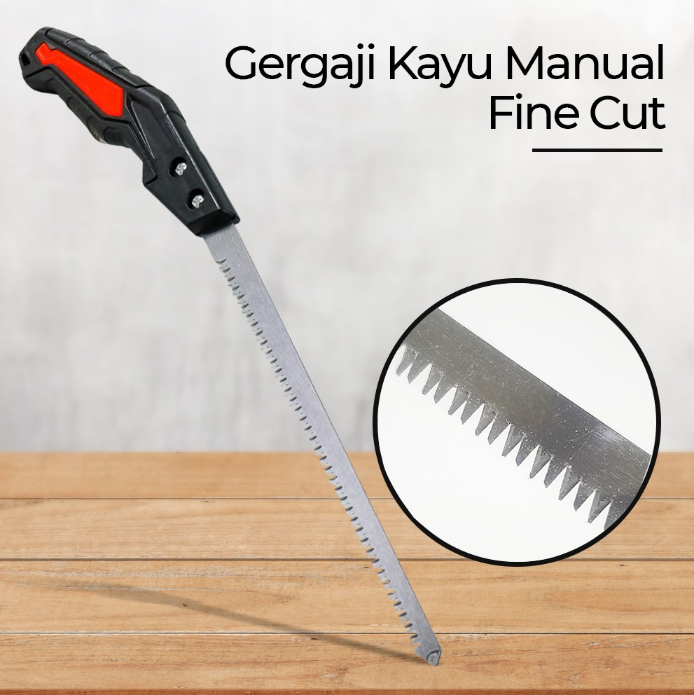 KNIFEZER Gergaji Kayu Tangan Manual Garden Saw Wood Fine Cut 21cm - 8102 Gambar produk KNIFEZER Gergaji Kayu Tangan Manual Garden Saw Wood Fine Cut 21cm - 8102