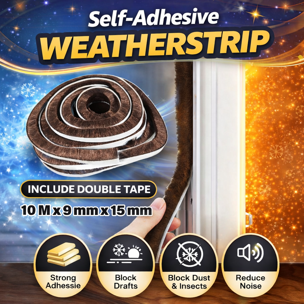 TaffHOME Lis Strip Pintu Brush Sealing 10Mx9mmx15mm - KK-061 Gambar produk TaffHOME Lis Strip Pintu Brush Sealing 10Mx9mmx15mm - KK-061