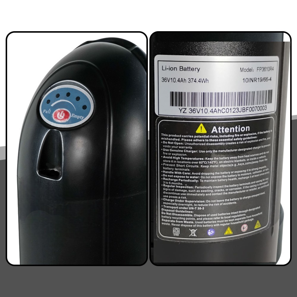 Gambar produk Baterai Replacement Sepeda Listrik 36V 10.4AH for Lankeleisi New RS600