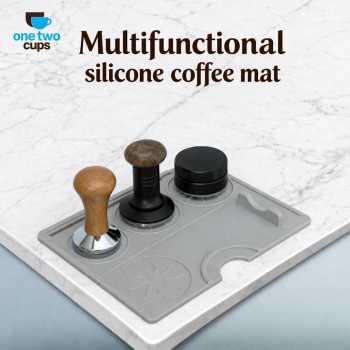 One Two Cups Tamping Mat Espresso Silicone Alas Tamper Portafilter - S24