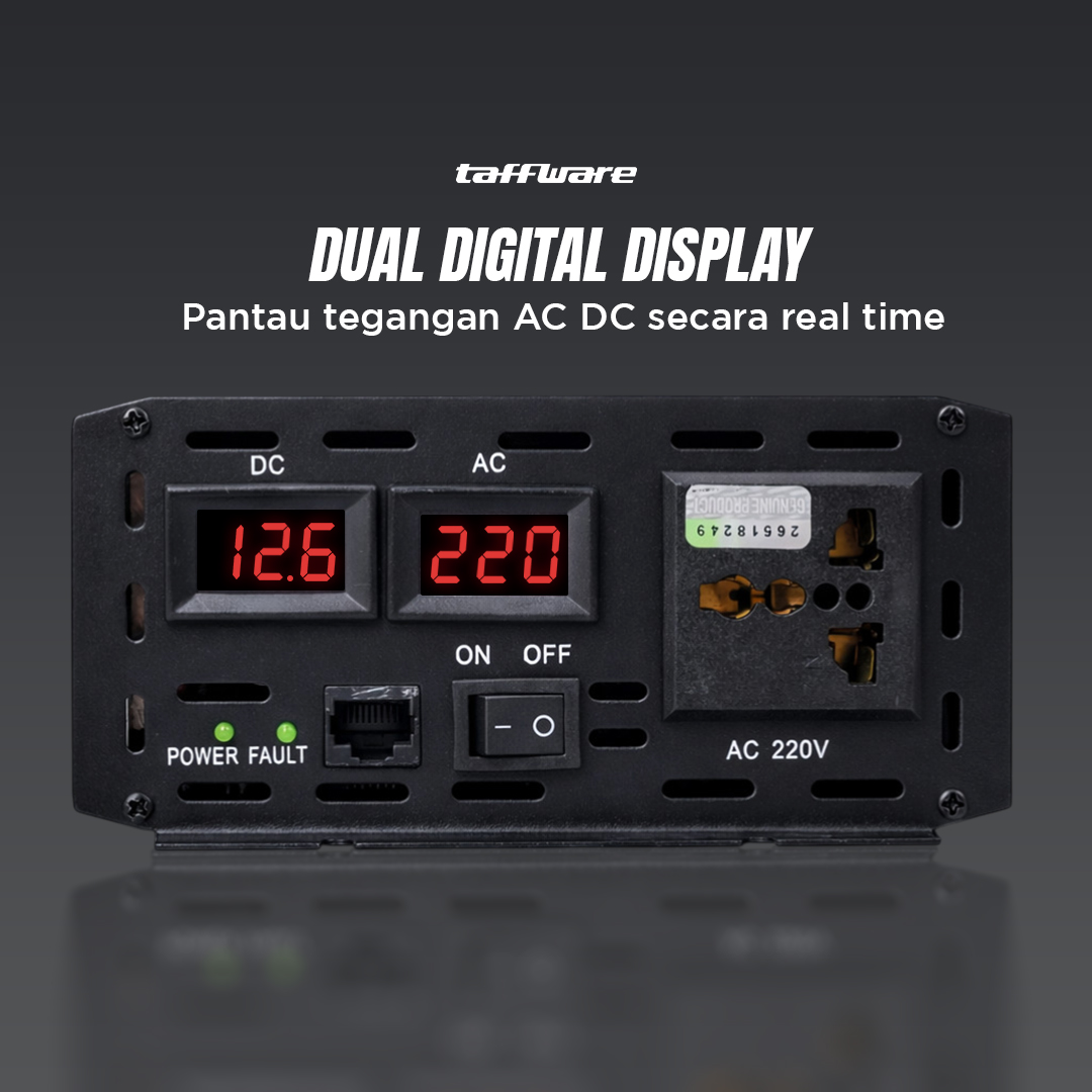 Taffware Power Inverter Mobil Pure Sine Wave DC 60V to AC 220V 3000W - NBQ3000W Gambar produk Taffware Power Inverter Mobil Pure Sine Wave DC 60V to AC 220V 3000W - NBQ3000W