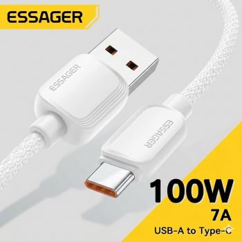 ESSAGER Kabel Data USB Type C Multifungsi Fast Charging 7A 100W - ES-X46