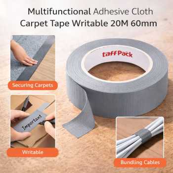 TaffPACK Lakban Kain Karpet Multifungsi Adhesive Cloth Tape Writable - 23OU