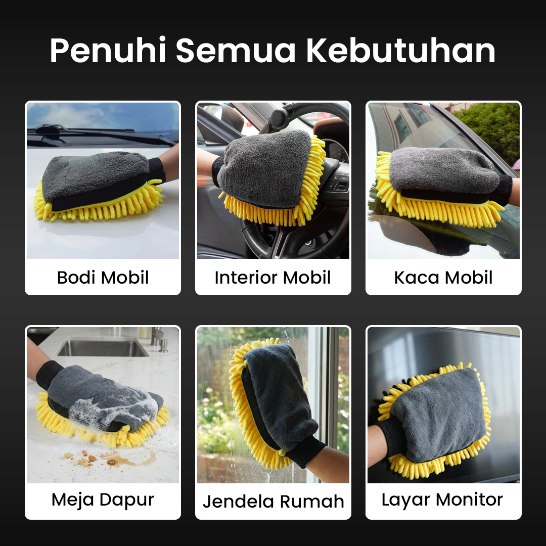 Byfa Sarung Tangan Kain Lap Mobil Wool Microfiber Glove - L-12 Gambar produk Byfa Sarung Tangan Kain Lap Mobil Wool Microfiber Glove - L-12