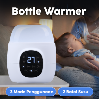 Nutiboo Penghangat Botol Susu Bayi 2in1 Milk Warmer Sterilizers - HJ-B01