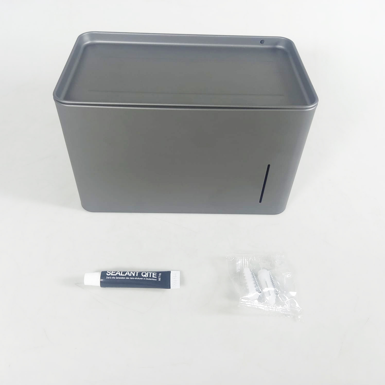 ATORSE Kotak Tisu Kamar Mandi Tissue Box Aluminium Waterproof - Y-24 Gambar produk ATORSE Kotak Tisu Kamar Mandi Tissue Box Aluminium Waterproof - Y-24