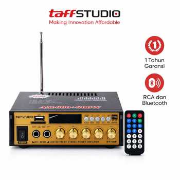 TaffSTUDIO Audio Amplifier Bluetooth HiFi 300Wx2 with Remote Control - BT-198E