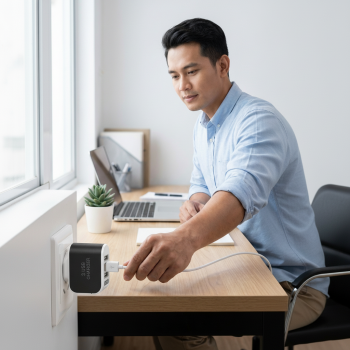 Gambar produk Adaptor Travel Kepala Charger USB 3 Port USB A 5V 3.1A - EKA