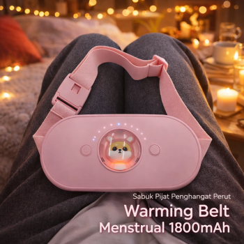 SOULAER Sabuk Pijat Penghangat Perut Warming Belt Menstrual 1800mAh - S-N2