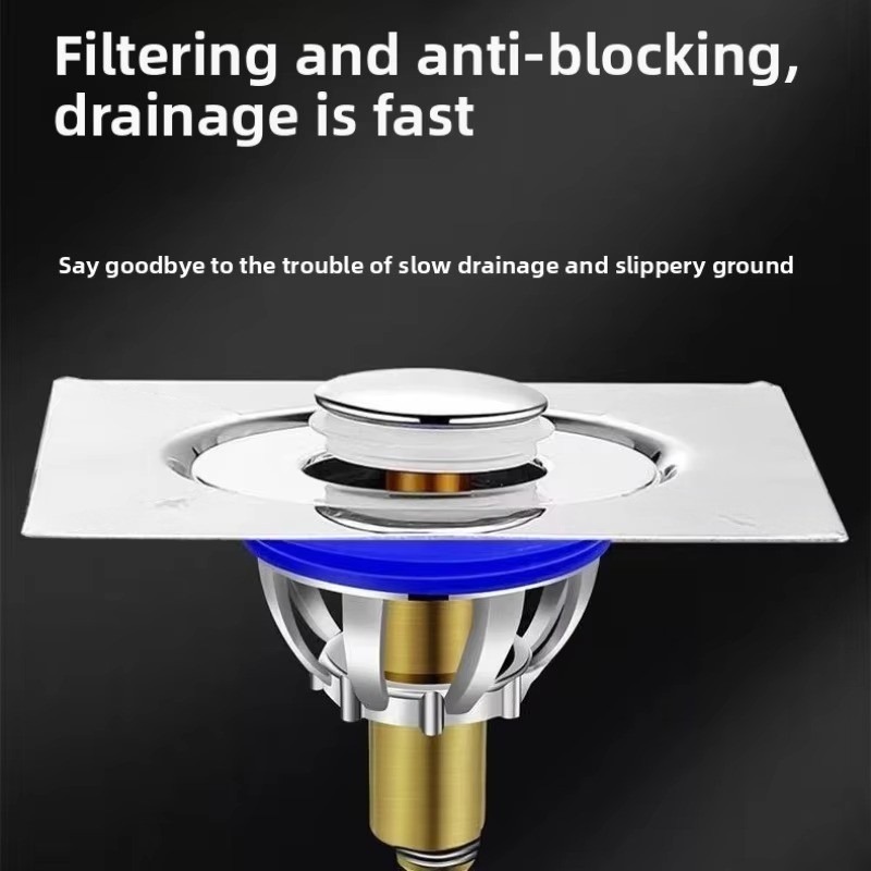 Gambar produk Homedec Penutup Saluran Pembuangan Air Bouncing Core Floor Drain - HDC-BC650