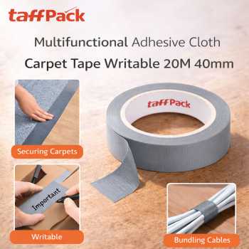TaffPACK Lakban Kain Karpet Multifungsi Adhesive Cloth Tape Writable - 23OU