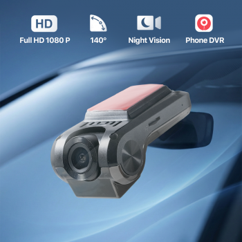 Gambar produk WUMUTI Dashcam Mobil Detachable USB Full HD Wide Angle 1080p - TX66