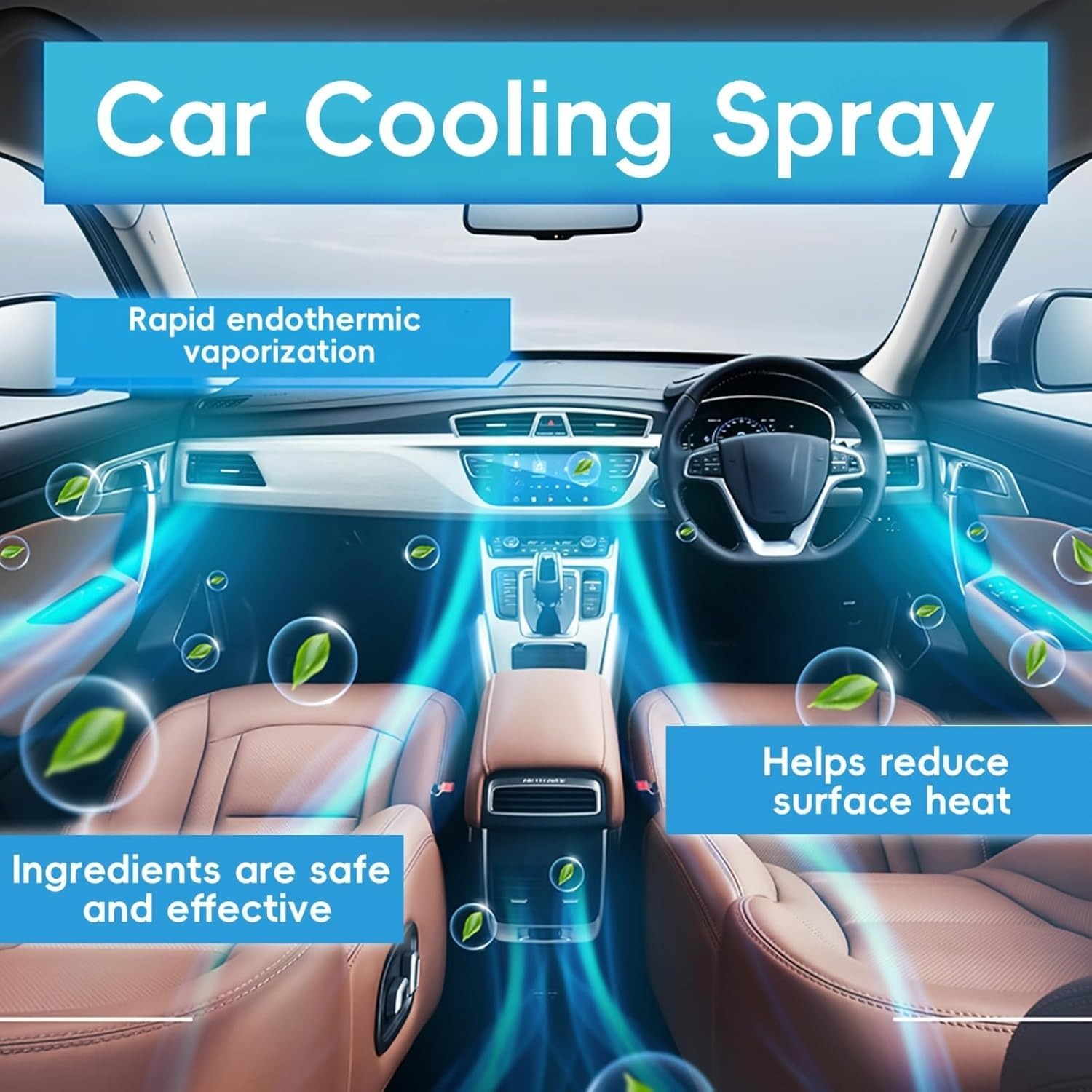 PICC Semprotan Dingin Multifungsi Car Rapid Cooling Spray 450ml - YI1 Gambar produk PICC Semprotan Dingin Multifungsi Car Rapid Cooling Spray 450ml - YI1