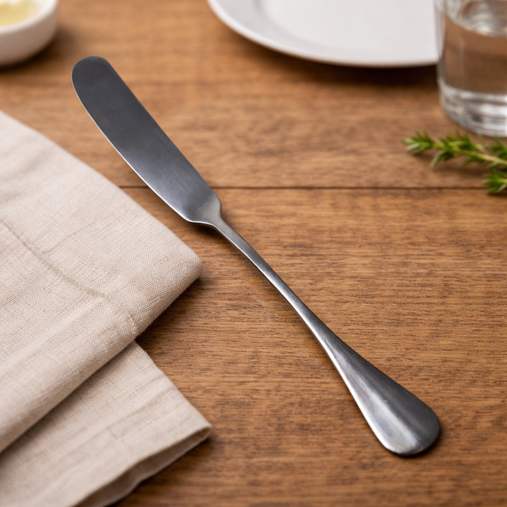 TaffHOME Pisau Mentega Selai Jam Spread Stainless Steel Butter Knife - Z15 Gambar produk TaffHOME Pisau Mentega Selai Jam Spread Stainless Steel Butter Knife - Z15