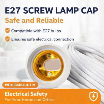 Gambar produk CALANDIS Fitting Lampu Gantung E27 Hanging Indoor 4.1M Cable - BB241