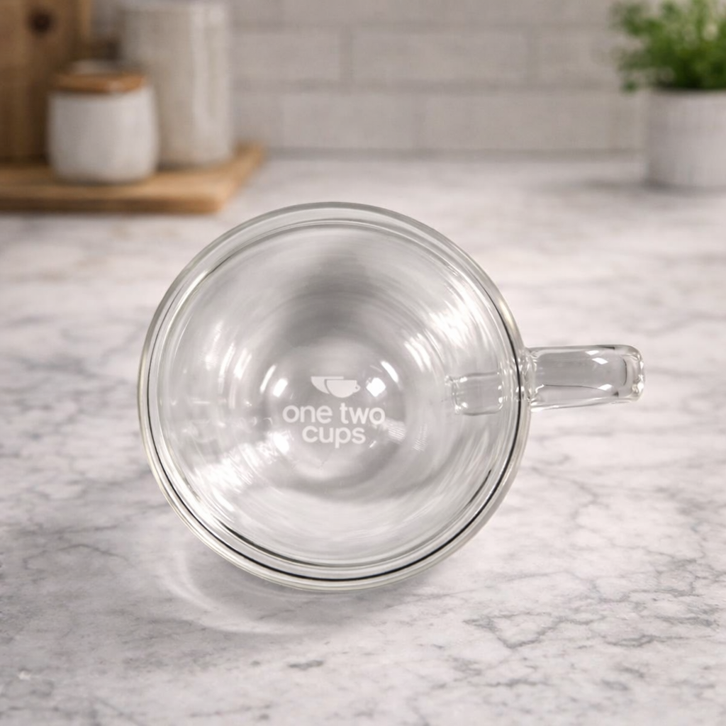 One Two Cups Cangkir Kopi Kaca Borosilikat Tahan Panas Double Wall Cup 160ml Gambar produk One Two Cups Cangkir Kopi Kaca Borosilikat Tahan Panas Double Wall Cup 160ml