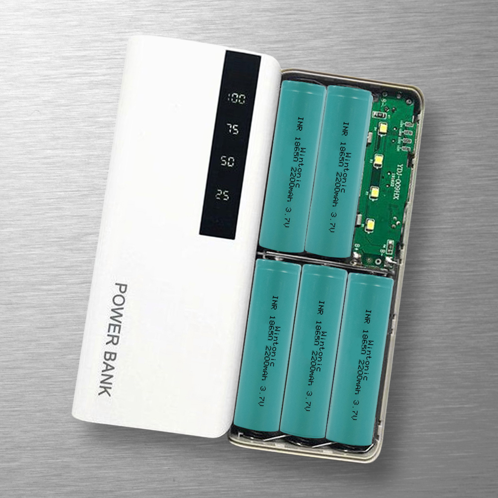 WINTONIC Baterai Rechargeable 18650 INR 3.7V 1 PCS 2200mAh Gambar produk WINTONIC Baterai Rechargeable 18650 INR 3.7V 1 PCS 2200mAh