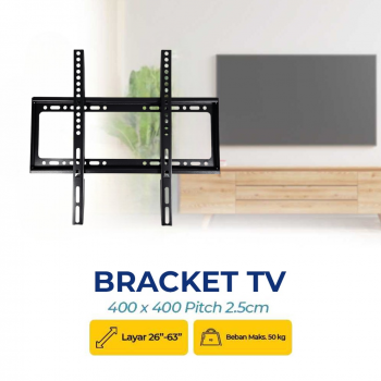 Gambar produk Taffware Bracket TV Dinding 26-63 Inch Wall Mount VESA 400x400 - B41