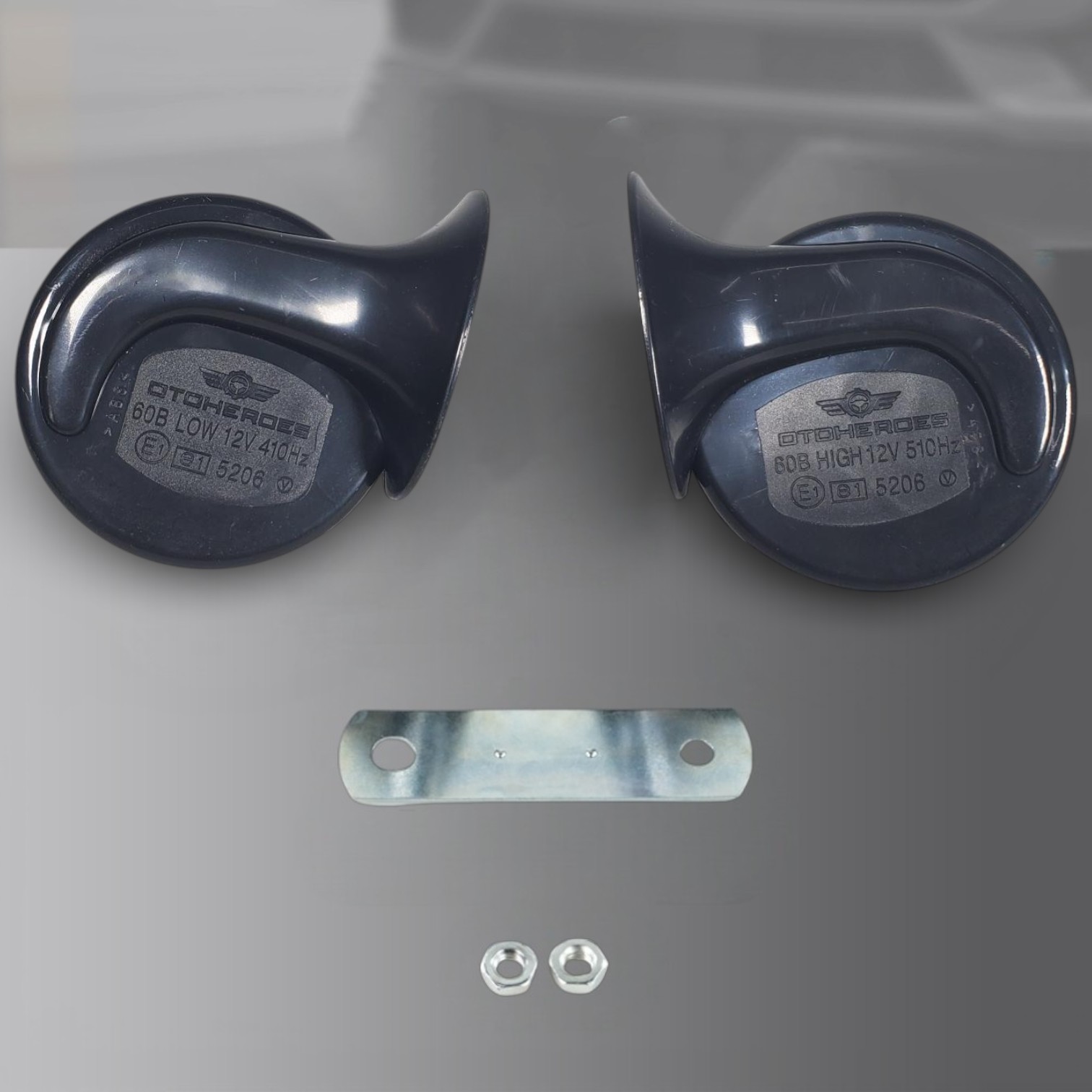 Gambar produk OTOHEROES Type R Klakson Keong Mobil Air Horn 12V 60dB 2 PCS - 60B