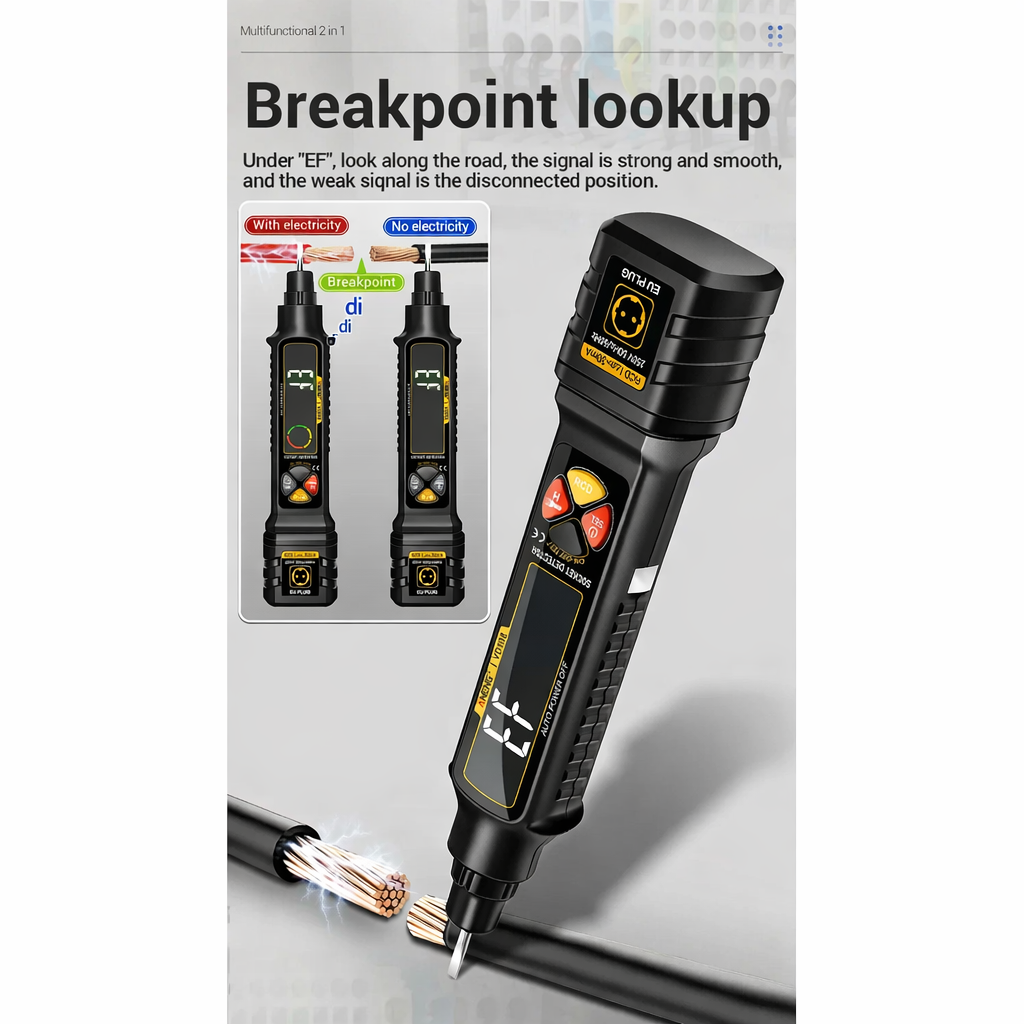 Gambar produk ANENG Tespen Tester AC/DC Voltage Leakage Polarity NCV Contactless - VD808