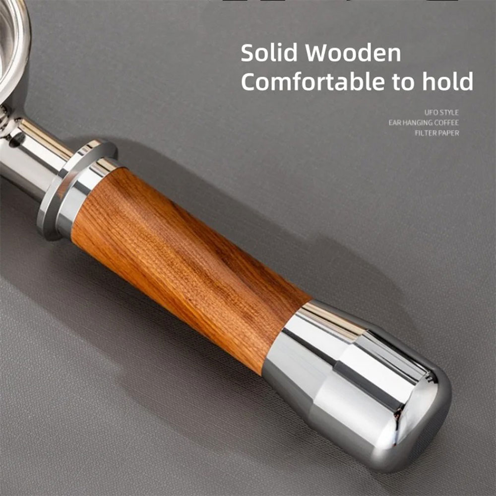 Gambar produk KNODOS Bottomless Naked Portafilter Detachable Stainless Steel 51mm - NP55