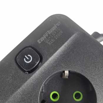 Gambar produk Taffware Stop Kontak Kabel USB Type C 10A 250V 2500W 1.8 M 4 Lubang - QL-1097U