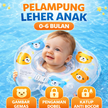 Enjoy Life Pelampung Renang Leher Bayi 2 Layer Swim Inflatable 40cm - ZY-BQ-HTQ-8.5