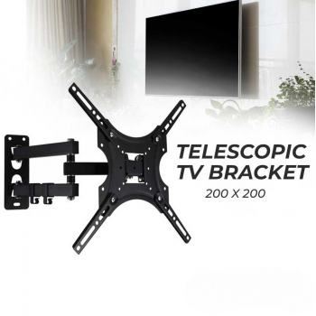 Gambar produk Taffware Bracket TV Dinding Telescopic VESA 200x200 for 32-55 Inch TV - X-400