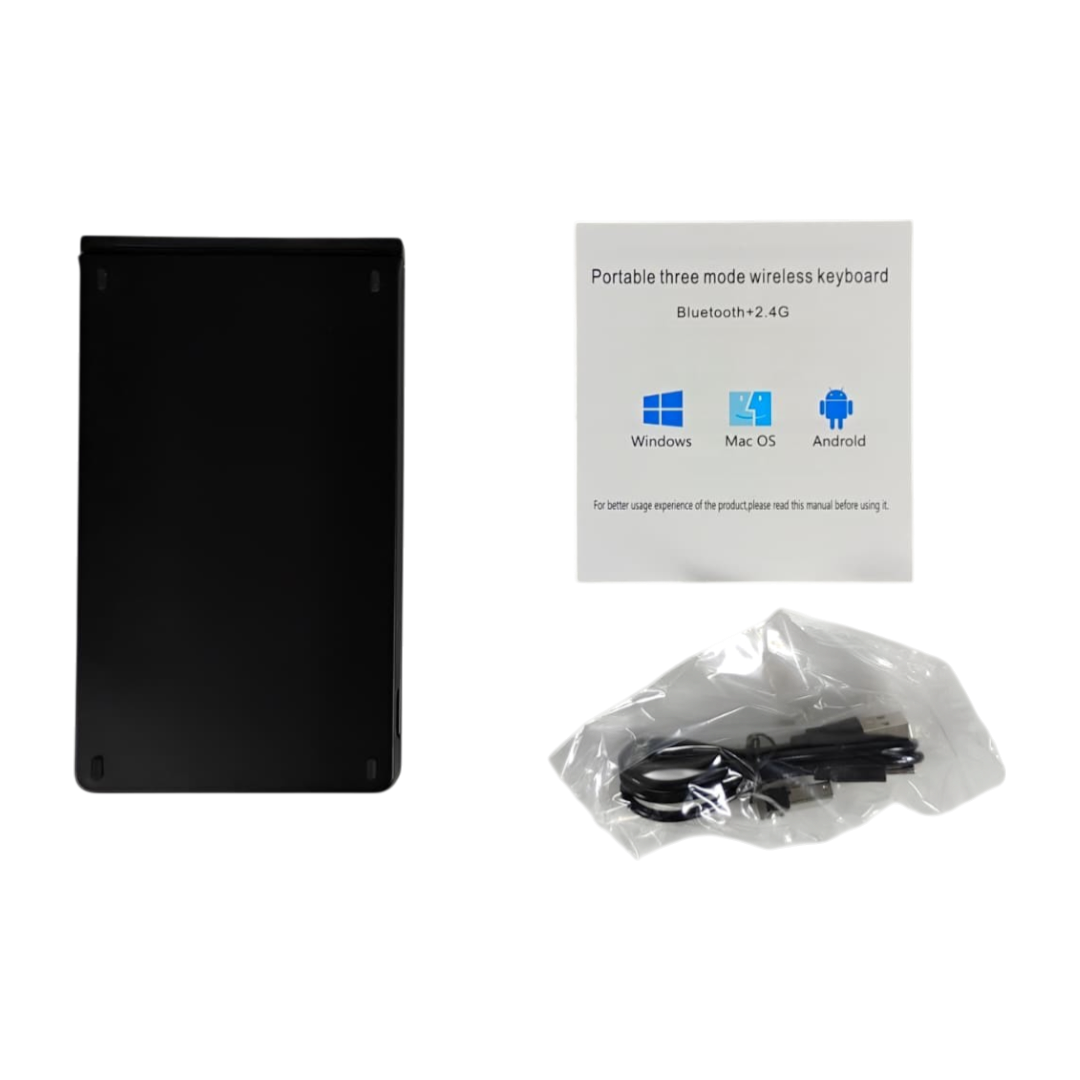 MINGVIL Keyboard Foldable Wireless Dual Mode Bluetooth 65 Keys 150mAh - 919 Gambar produk MINGVIL Keyboard Foldable Wireless Dual Mode Bluetooth 65 Keys 150mAh - 919