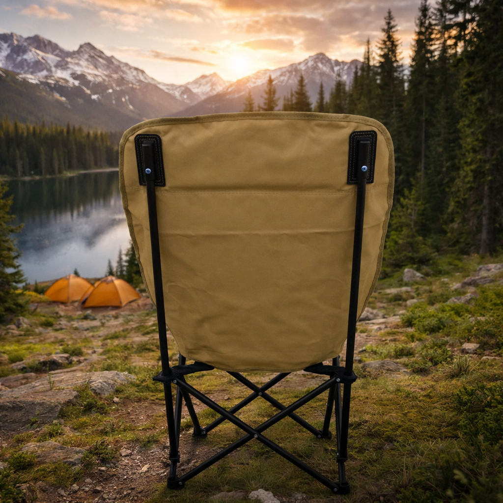 Gambar produk TaffSPORT Kursi Lipat Outdoor Camping Portable Oxford Folding Chair - FO021